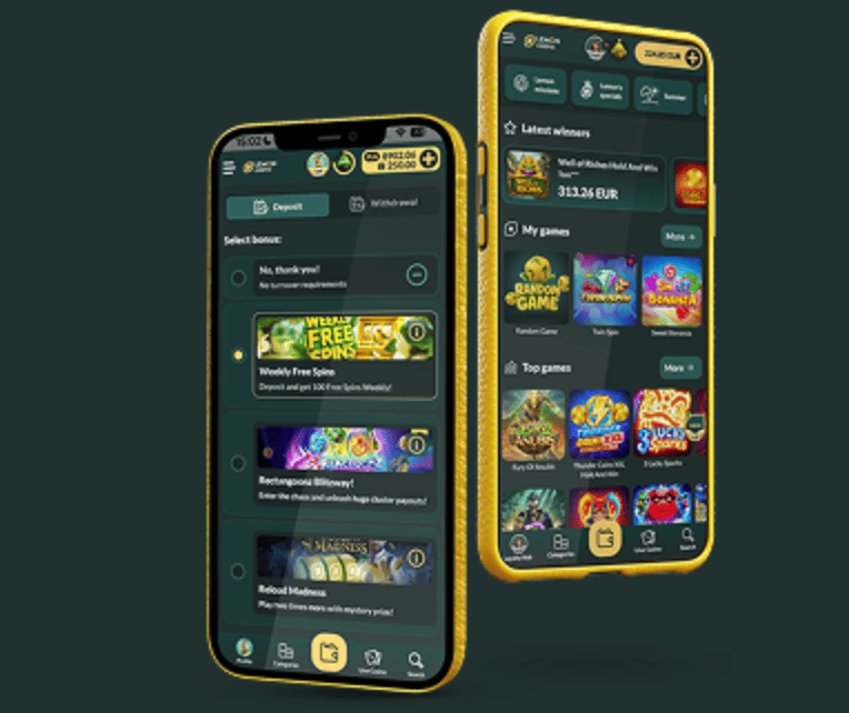 Mobilne wersje serwisu Lemon Casino